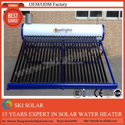 China Colored Steel Camping Solar Heating Water Heater Panel Price for sale