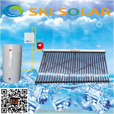 China Colored steel solar power system for home central heating for sale