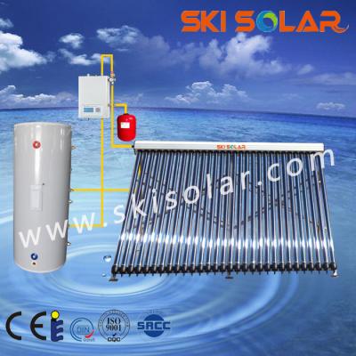 China Colored Steel Split Solar Water Heater System Multiple Heating Methods With Trailing Copper Coil (SKI-SC) for sale