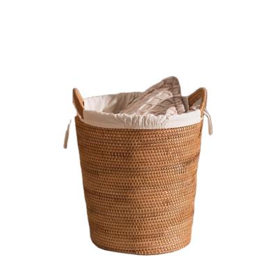 China Various Traditional Factory Sale Bedroom Laundry Basket With Lid Cloakroom Storage Basket for sale