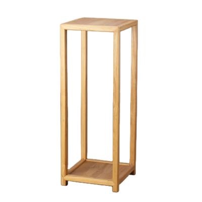 China Small Single Simple Modern Flower Table Traditional Guaranteed Pure Solid Wood Flower Stand Indoor Solid Wood Flower Pot Rack for sale