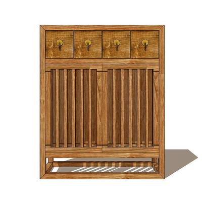 China Adjustable High End Engineering Workmanship Solid Wood Cabinet (Other) Freestanding Cabinet for sale