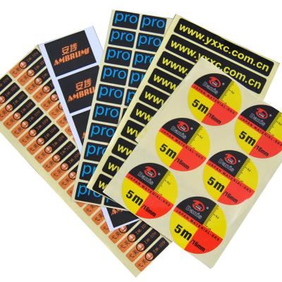 China Product Waterproof Custom Printed Round Sticker, Waterproof Plastic Round Sticker, Newspaper Distribution Tour Label Adhesive Sticker for sale