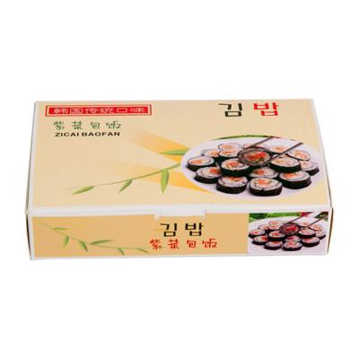 China Recyclable Custom Take Away Cardboard Gift Sushi Boxes for sale