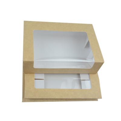 China Recyclable Sushi Shop Take Away Paper Packaging 100% Safe Food Grade Sushi Box for sale