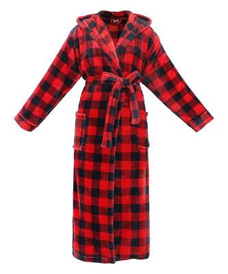 China 2021 QUICK DRY Polyester Plus Size Fleece Winter Mens Womens Good Quality Business Bathrobe Set Wholesale for sale