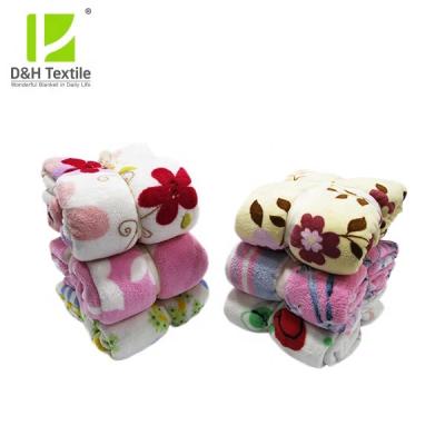 China D&h Super Soft 100% Anti-pilling Baby Blanket Various Polyester Good Quality Cheap Fleece Bulk for sale