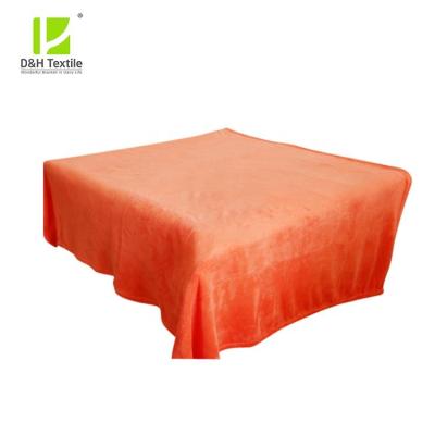 China American Style Polyester China Factory Free Sample Printed Baby Blanket Fleece Soft Running Coral for sale