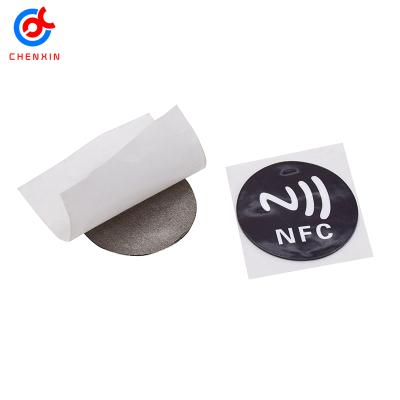 China Hot Sale Nfc Ntag 213 Anti-metal Ferrite Layer TAG NFC Anti-metal Waterproof/Waterproof Sticker for sale