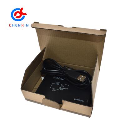 China Desktop NFC Card Reader Waterproof / Chenxin NFC Smart Card Reader 13.56mhz Waterproof Usb Rfid Card for sale