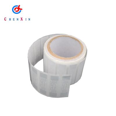 China 73*21mm 860-960mhz Iso18000-6c UCODE 9 Reading Rfid UHF Bottom White Label Waterproof/Waterproof for sale