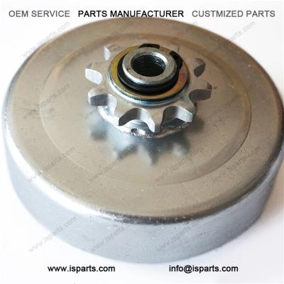 China Go Kart Parts 10 Tooth 1 Inch Bore Chain #41 / 420 400 Series Clutch 10x4.50-5 / 11x7.10-5 for sale