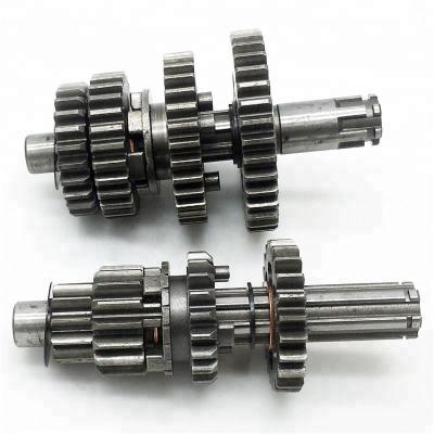 China Metal Motorcycle Parts CD70 70cc Engine Transmission Gear Shaft Assembly for sale