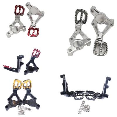 China Aluminum Material Modified Folding Foot Nails Motorcycle Pedal Accessories For Darling DA XADV750 2017CNC for sale