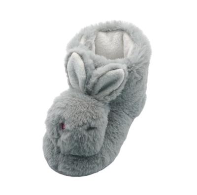 China Cute Cotton Slippers Home Plush Plush Shoes Cartoon Rabbit Cotton Clog Warm Plush Shoes for sale