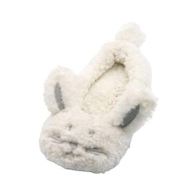 China Cute Cotton Slippers Home Plush Plush Shoes Cartoon Rabbit Cotton Clog Warm Plush Shoes for sale