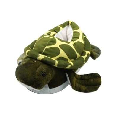 China Cute Animal Cotton Slippers Home Cute Animal Slippers Plush Cotton Slippers Cartoon Tortoise Cotton Clog Warm Plush Shoes for sale