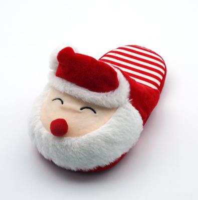 China Warm Indoor Santa Claus Home Cotton Plush Clog Plush Casual Shoes for sale