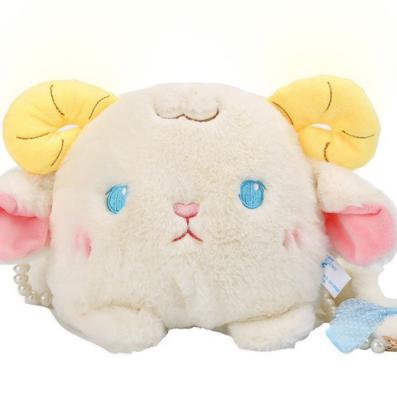 China Cute Plush Toy Little Cashmere Pearl Chain Cross - Body Bag Girl Heart Bow Bear Plush Bags for sale