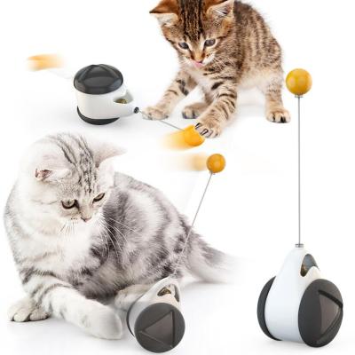 China Amazon Cat Toys Cat Interactive Tumbler Viable Hot Stick Enigma Interactive Training Cat Toy for sale