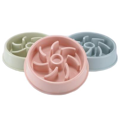 China Auto Fun Slow Choke Pet Feeder Anti Fun Feeder Pet Dish Folding Dog Bowl Pet Feeder for sale