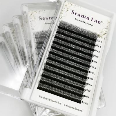 China Different Natural Soft High Quality Eyelash Extensions 0.03-0.25mm, Mink Lash Extensions Private Label Length 6-20mm for sale