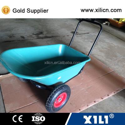 China WB3500 Metal Building Construction DIY Tools Three Wheels Agricultural Wheel Barrow for sale