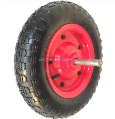 China Industry General Purpose Complete Wheelbarrow Tire 4.00-8 for sale