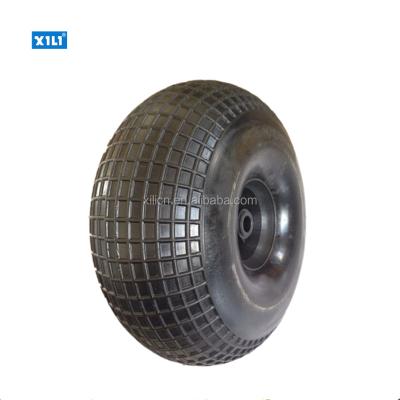 China 10 Inch Pneumatic Trolley Wheels Wheel 3.50-10 Rubber Barrow Tire 3.50-10 for sale