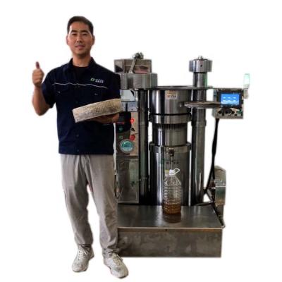 China Almond 6yy Automatic Cocoa Oil Seal Factory Shaking Model Coconut Hydraulic Oil Press for sale