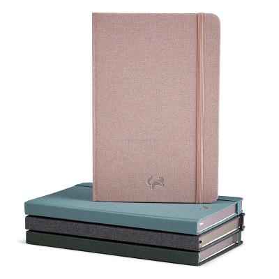 China Recycled And Eco-friendly Custom Logo PU Leather Business Planner Notebook A5 for sale