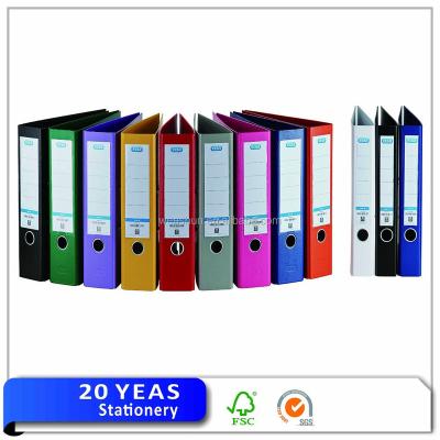 China Factory Supply Recycled And Eco-friendly PVC Colored PVC Lever Arch File / A4 Lever Arch Binder for sale