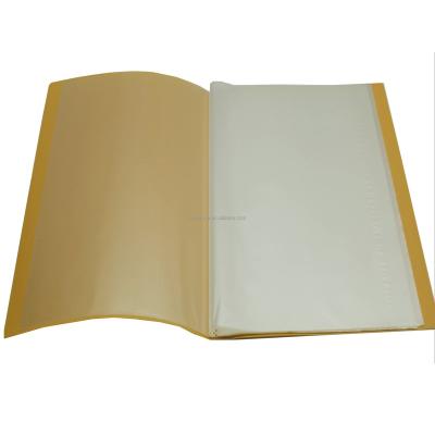 China Recycled And Eco-friendly Clear Presentation Book A4 PP Display Book Document Holder Folder for sale