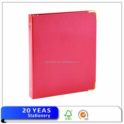 China Recycled and eco-friendly promotional hardcover a4 paper file folder/2 ring 3 ring binder for sale