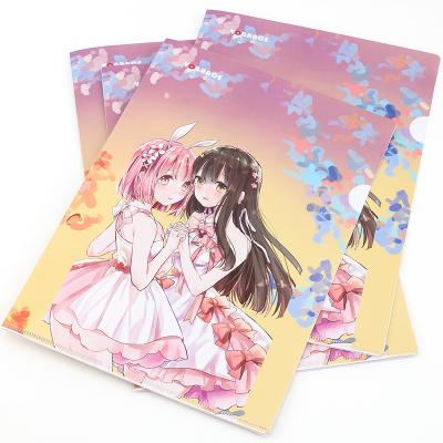 China Recycled And Eco-friendly PP Folder Customized Plastic Folder Office Documents Folder for sale