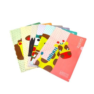 China High Quality Customized Design Recycled And Eco - Friendly L Shape A4 PP Folder For Promotion Activity for sale