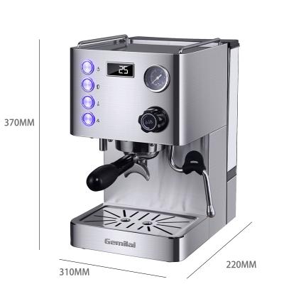 China Hotel With Carrier Box Manual Espresso Maker With Rich Thick Crema For Espresso Ground Pods Coffee for sale