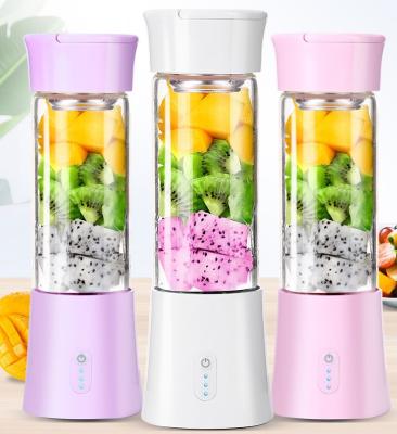 China Special Price Outdoor High Speed ​​Plastic Electric Fruit Smoothie Blender 380ml Portable Coffee Grinder Cups for sale