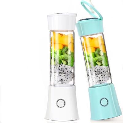 China Outdoor Kitchen Mini Portable Usb Hand Baby Battery Operated Food Blender 480ml Fruit Juicers Cups Stand Coffee Blender Machines for sale