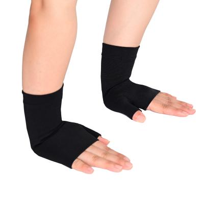 China Adult Wholesale Sports Wrist Sleeve Compression Wrist Support Safety Knitted Sleeve for sale