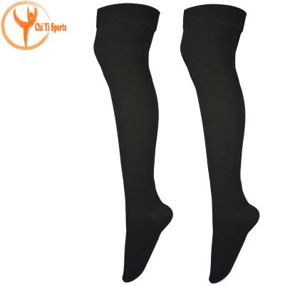 China Compression Sports Medical Graduated Custom Stockings For Women Men Knee Stockings 20-30mmhg Highs For Running Sports Nurse for sale