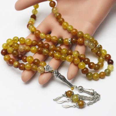 China The Other Religious Muslim Tassel Tea Dragon Pattern beads8mm99Piece Beads Islamic Gift Wholesale Necklace for sale