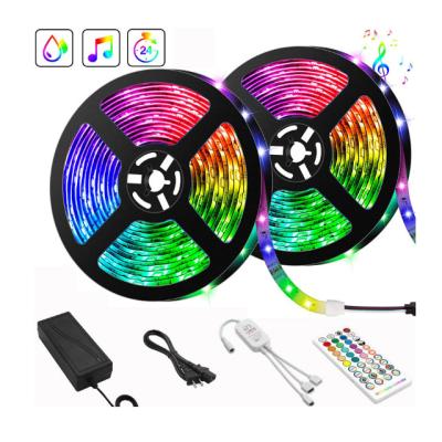 China LED strip light wifi APP indoor/outdoor smart control SMD RGB 5050 RGB led strip light for sale