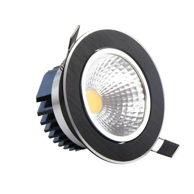 China LED Ceiling Light 3w 5w 7w 9w 12w 15w 18w 24w COB Recessed Dimmable Round LED Ceiling Light for sale