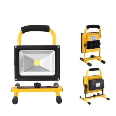 China LANDSCAPE IP65 10w 20w 30w 50w 100w High Power Work Waterproof Portable Rechargeable Led Flood Light for sale