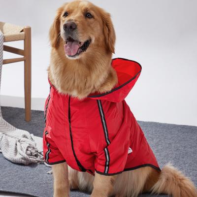 China Viable Customization Pet Factory Raincoat Light Weight Rain Jacket Dog Raincoat With Hood for sale