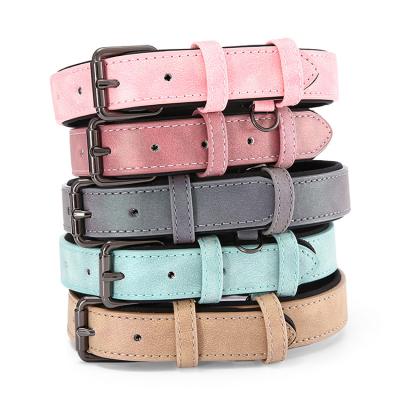 China Personalized Large Small Dog Collar Pet Traction Rope Colorful Dog Collar for sale