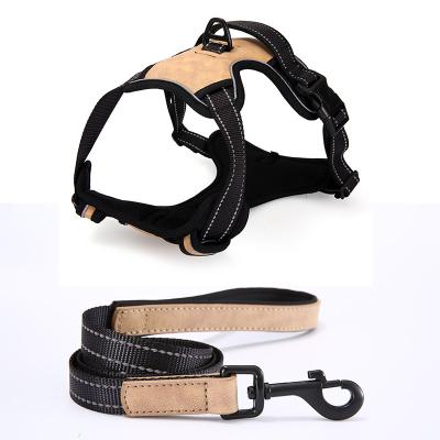 China Popular Stocked Custom Design Custom Service Adjustable Dog Harness Easy Dog Harness Custom Dog for sale