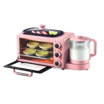 China Multifunctional machine saving breakfast 3 baking oven in 1 electric breakfast machine for sale