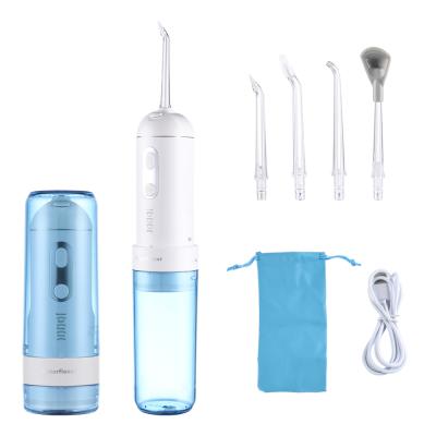 China Ddirect Factory Sales Electric Oral USB Rechargeable Control Portable Dental Water Flosser Flosser Device for sale